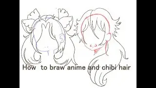 How to make Anime and Chibi hair tutorial