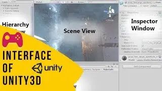 Interface of Unity3D || Different Windows in Unity Tool