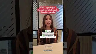 Cara jawab Interview Bahasa Inggris anti gagap! 😎 