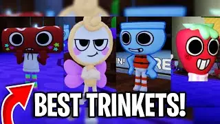 BEST TRINKETS FOR SPROUT + COSMO + GLISTEN + FINN In ROBLOX DANDYS WORLD! NEW UPDATE TOONS!