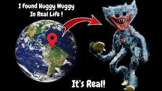 😱🌏 I Found Horror Huggy Wuggy in Real Life on Google Maps & Google Earth 3D!! Poppy Playtime 