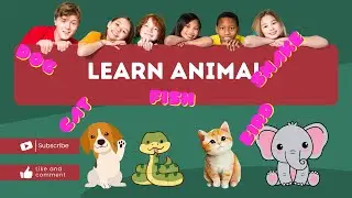 Farm Animals vocabulary | Learning Farm Animal Names and Sounds for Children