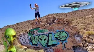 LOOKING FOR ALIENS NEAR AREA 51 ON THE EXTRATERRESTRIAL HIGHWAY | BH EXTENDED VLOG