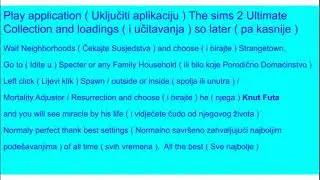 How to Knut Futa Finally Functional in The sims 2 Ultimate Collection