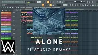 Alan walker Alone FL studio remake (90% acurate) [FREE FLP AND PRESETS]