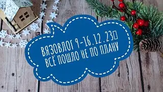 Вязовлог 9-16.12.23. Последний день скидки на МК "Снегири-синицы"