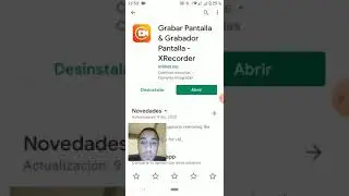 App para Grabar Pantalla del Celular + Camara Frontal