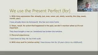 Грамматика в таблицах.7. Present Perfect. Так настоящее или совершенное?