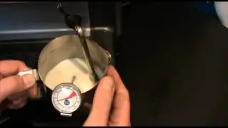 The Blue Pod Coffee Co Milk frothing