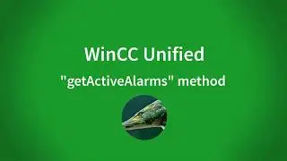 WinCC Unified V16: display number of active alarms