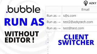 Run as a user without opening the editor | Client Switcher