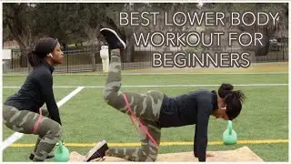 The BEST Easy & Quick Lower Body Workout Routine for Beginners!! | Keyaa B