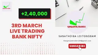 369 POINTS BOOKED IN BANK NIFTY.  3rd MARCH LIVE TRADING