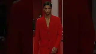 HANDSOME! Abas Abdirazaq at the Ferragamo Spring/Summer 2023 show in Milan (September 2022)