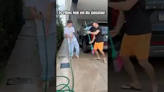 Kids helping out these days!😅 