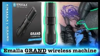 ✅EMALLA GRAND Wireless Tattoo pen machine. Possibly the best machine I have EVER used.🤘