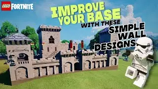 Improve Your Base With These Simple Wall Designs for Lego Fortnite