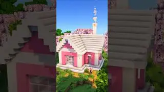 Minecraft Pink House #shorts #minecraft