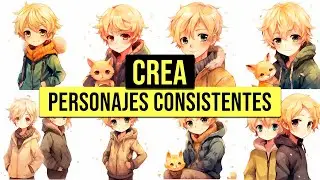 Cómo crear PERSONAJES CONSISTENTES con Midjourney 😊 Tutorial paso a paso