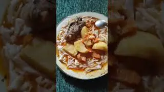 Кушаем БЕШБАРМАК, бесбармак кому как нравится