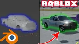 Modeling a Ram 1500 for Roblox! (Timelapse)
