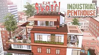 INDUSTRIAL PENTHOUSE 🌆 Rebuild San Myshuno || The Sims 4: Speed Build