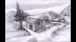 COMMENT DESSINER  UNE  MAISON EN PERSPECTIVE
