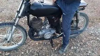 Самодельный мотоцикл из Альфы