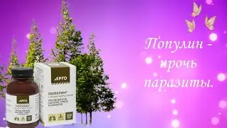 Популин против паразитов, вирусов, бактерий. 