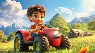 Leo's Musical Tractor Adventures | Joyful Songs for Little Hearts 🚜🎶🌟