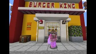 I built a working BURGER KING in Minecraft! (Villager trading hall)