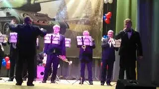 Концерт в ДК Русь. День Защитника Отечества. Оркестр "Мечта" солист Андрей Аркадьев. Служить России
