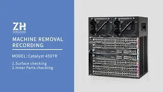 Cisco Catalyst 4507R Disassemble and Clean
