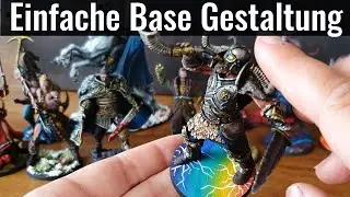 Miniaturen F&A - einfache Base Gestaltung