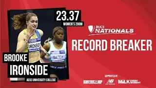 Brooke Ironside Breaks 200m BUCS Record