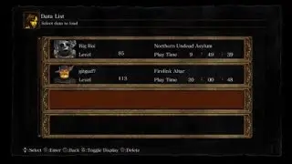 Dark Souls Remastered Load Game Glitch