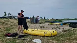 Hoe een packraft opblazen met een luchtzak?