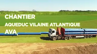 CHANTIER Aqueduc Vilaine Atlantique - AVA | Saint-Gobain PAM Canalisation