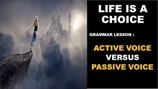 LEARN ENGLISH Grammar Lesson:  How to use ACTIVE VOICE AND PASSIVE VOICE