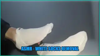 ASMR Male Feet - White Socks Removal