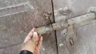 Tipu sultan palace Oldest door.