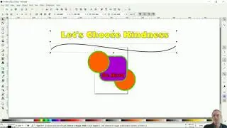 Inkscape 04 - Put Text on a Curved Path