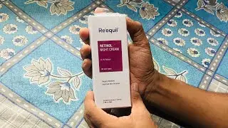 Reequil Retinol night cream Review #reequil #nightcream #retinol #makeup #allskintype