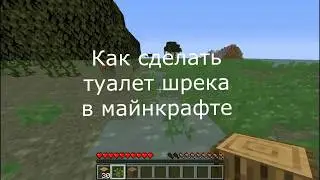 Как сделать туалет шрека в майнкрафте