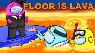 NEW among us FLOOR IS LAVA GAMEMODE (mods)