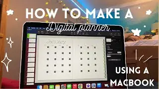 How to Make a Digital Planner in Keynote | Tutorial Using a Macbook