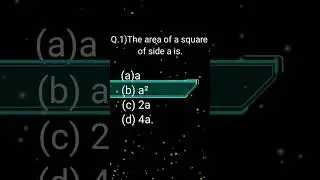class 8th |math chapter 11 mensuration|  mcq questions..