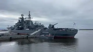 Посвящение в моряки кадетов на Беспокойном.