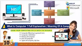 what is computer ? full explanation | meaning of a computer in english