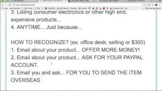 Avoiding Fraud on ebay as a Seller